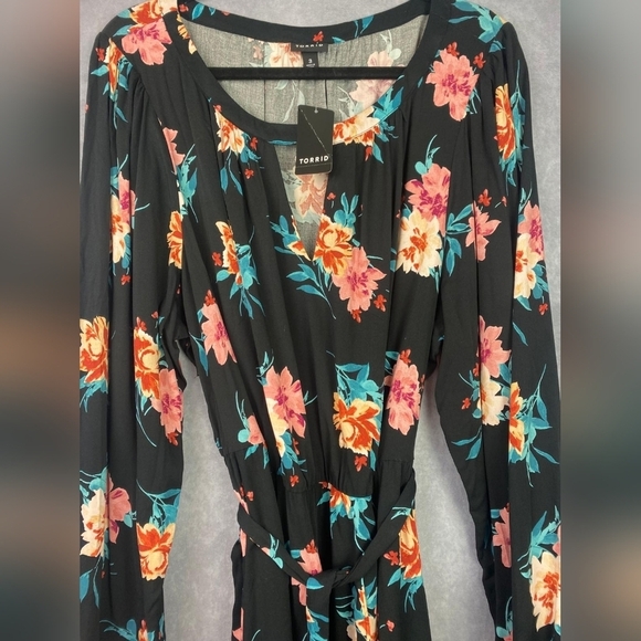 TORRID Mini Stretch Challis Aline Dress Women's Size 3X - Picture 6 of 13